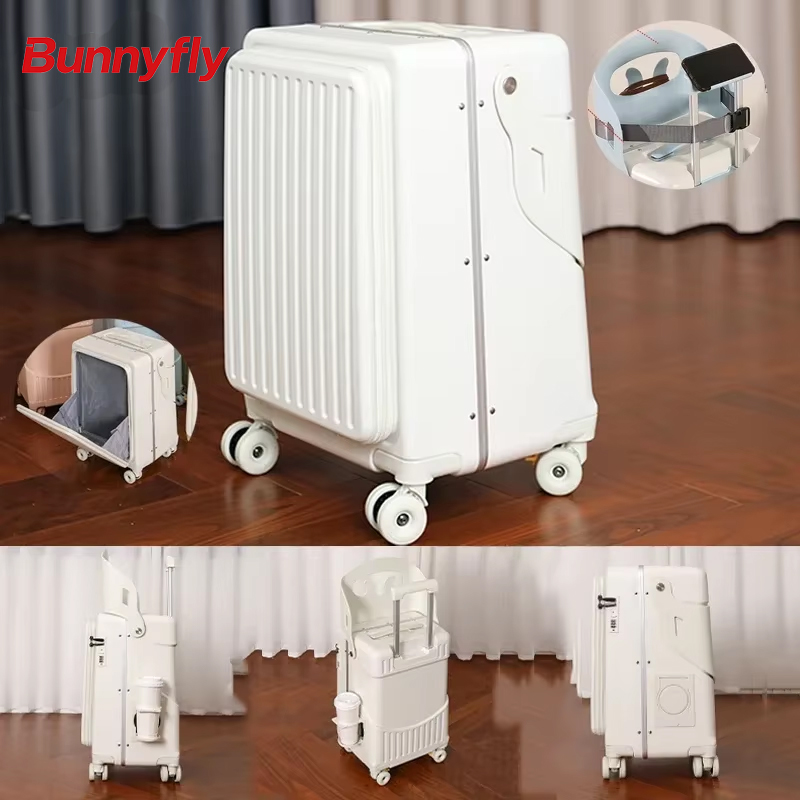 Baby Nursery Trolley - BunnyFly Kid Mom Koffer met zitje
