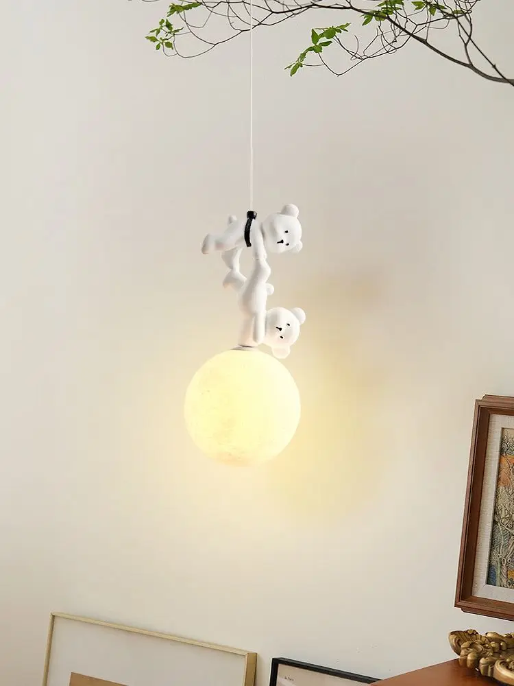 Baby Nursery Light Fixture - Beerlamp Cartoon Kinderkamer Bedside Hanglamp Hars