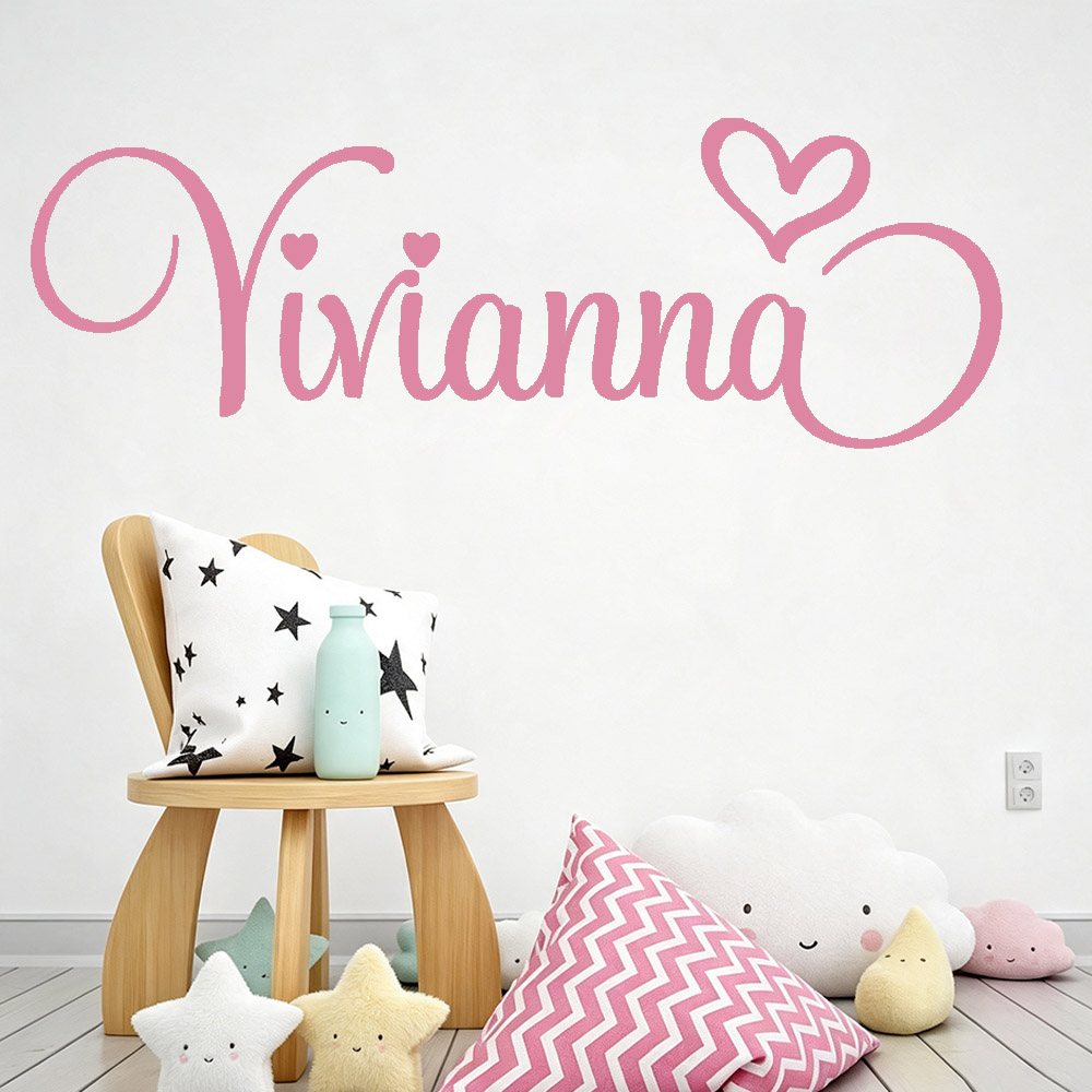 Baby Nursery Boy - Muurstickers voor kinderkamers Gepersonaliseerde kindernaam Vinyl