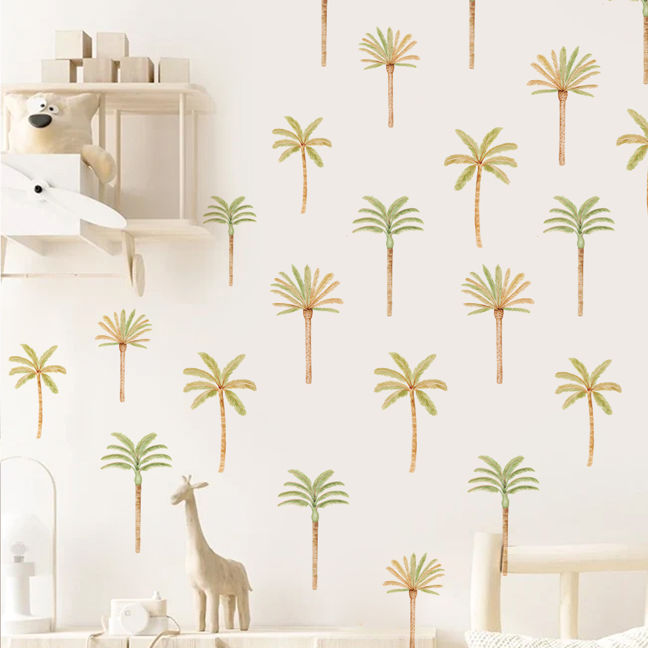 Boho Kokospalm Muursticker Voo - Baby Nursery Boy recensie en prijs