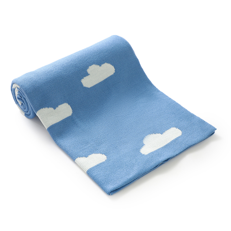 Witte Clound Gebreide Babydeke - Baby Nursery Trolley recensie en prijs