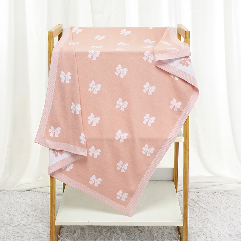 Katoenen babydeken gebreid sch - Baby Nursery Boy recensie en prijs