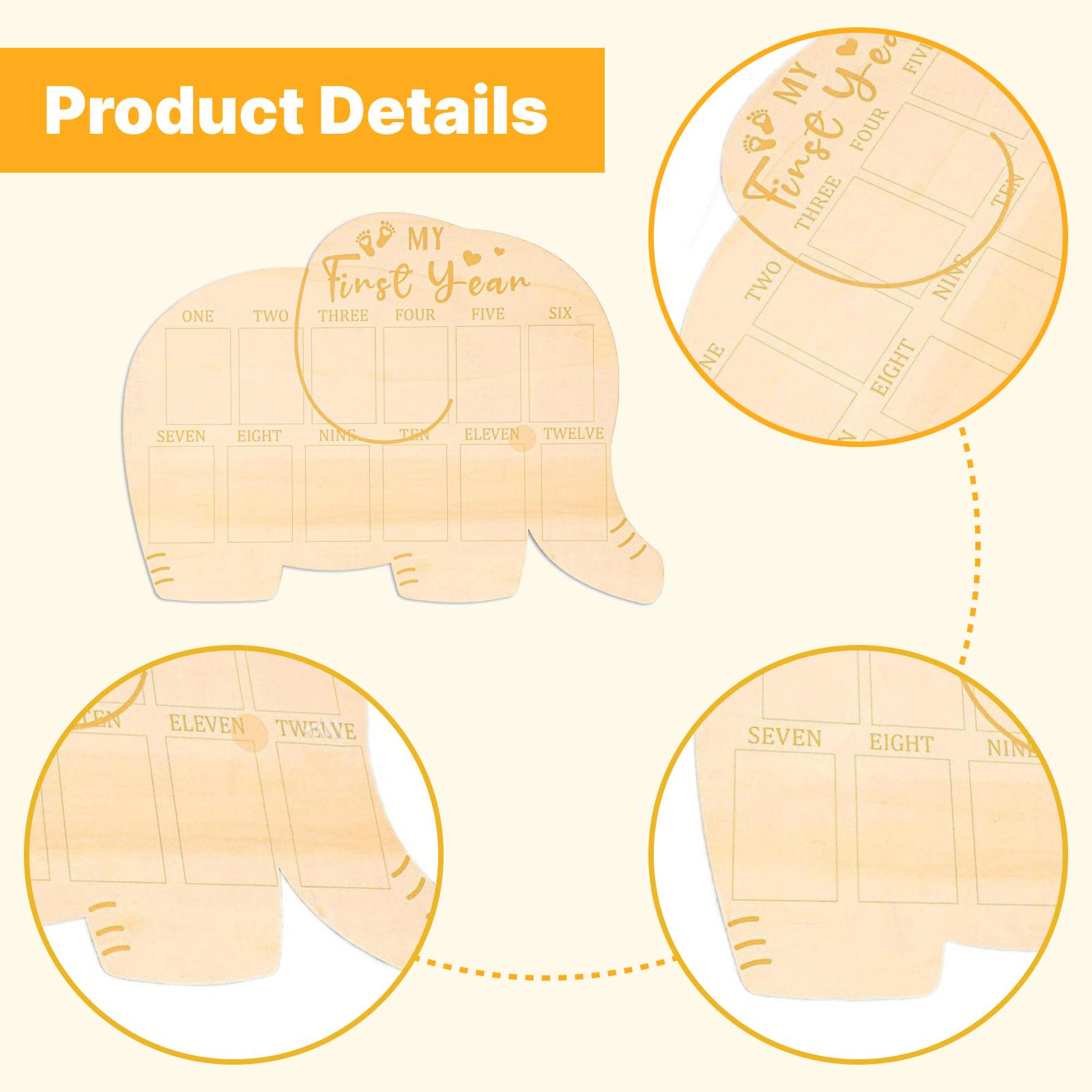 Baby's eerste twaalf maanden f - Baby Nursery Frames recensie en prijs